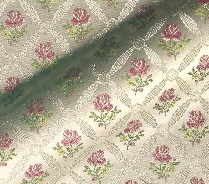 E4522-505 Rosenau gebloemde biedermeier meubelstof