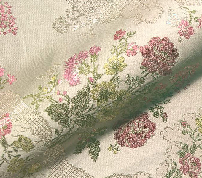 E4523-506 Sanssouci gebloemde biedermeier meubelstof