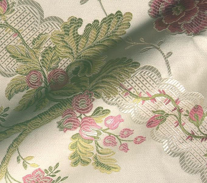 E4525-507 Versailles gebloemde biedermeier meubelstof