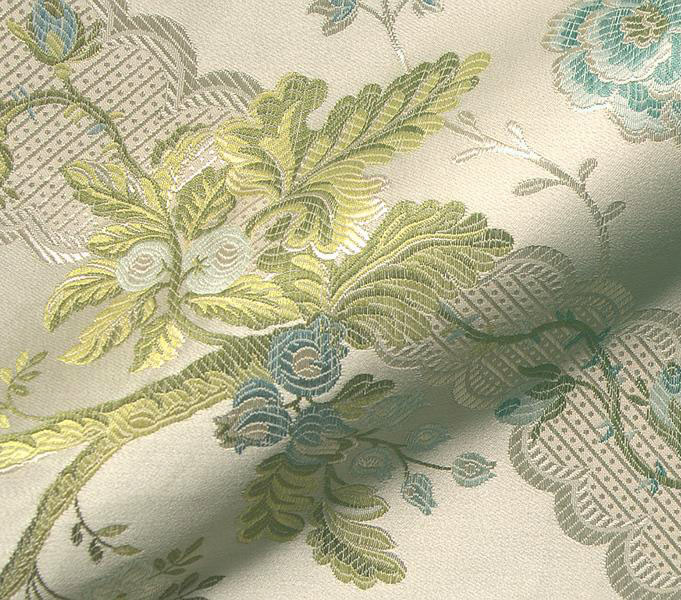 E4525-511 Versailles gebloemde biedermeier meubelstof