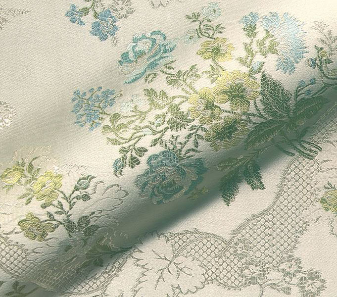 E4523-510 Sanssouci gebloemde biedermeier meubelstof