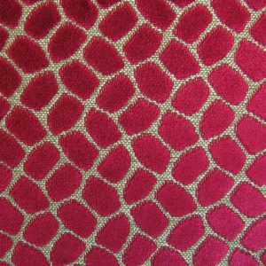 Amalfi E6 2523 101, velours meubelstof met stippen dessin. | Effabrics.nl