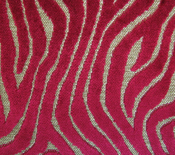 Pizzo E6 2524 101, velours meubelstof met abstract dessin. | Effabrics.nl