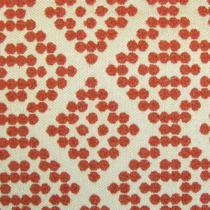Shasha Dots E6 2529 104, meubelstof met ingeweven stippen in ruitpatroon. | Effabrics.nl
