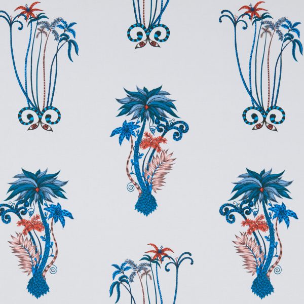 Jungle Palms EW0101-01 behang met jungle patroon. | Effabrics.nl