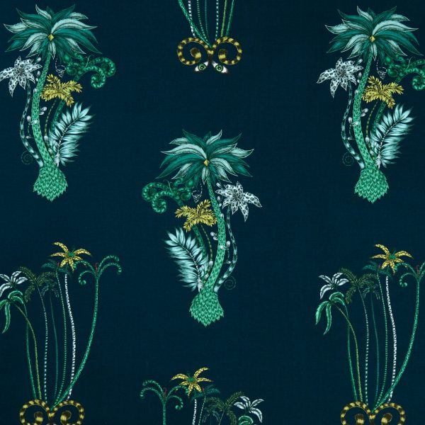 Jungle Palms EW0101-03 behang met jungle patroon. | Effabrics.nl
