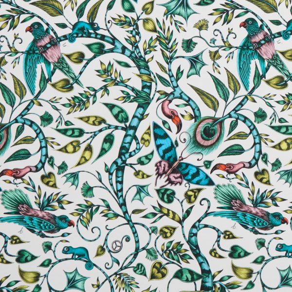 Rousseau EW0104-03 behang met jungle patroon. | Effabrics.nl