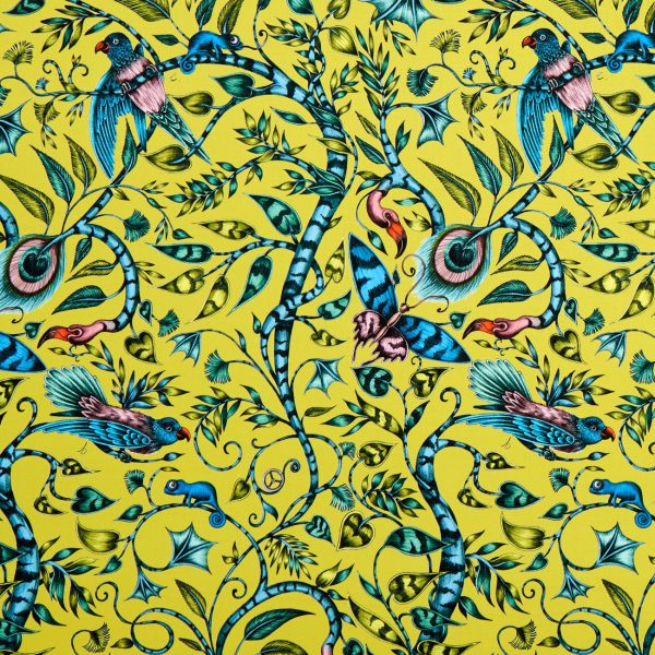 Rousseau EW0104-04 behang met jungle patroon. | Effabrics.nl