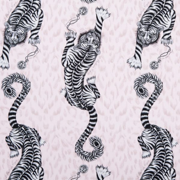 Tigris EW0105-04 behang met jungle patroon. | Effabrics.nl