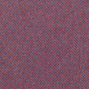 Lamu E7051-07 rood / blauw, fijn geweven interieurstof in wol. | Effabrics.nl