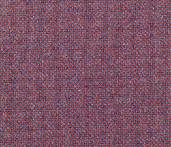 Lamu E7051-07 rood / blauw, fijn geweven interieurstof in wol. | Effabrics.nl