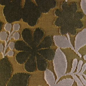 Guarda E6 2644 400, Fijn geweven ondergrond met daarop velours bloempatronen. | Effabrics.nl