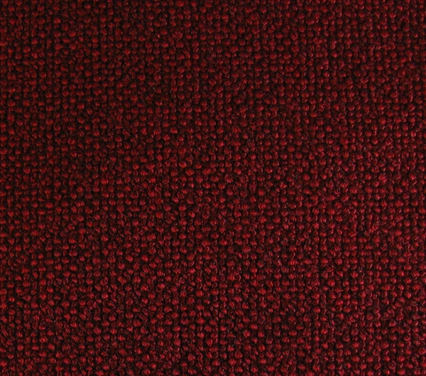 Faro E6 2633 100 rood, Effen meubelstof in bouclé-look. | Effabrics.nl