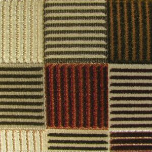 Braga E6 2641 100 rood, Fijn geweven, glanzende ondergrond met daarop vierkanten in zacht velours. | Effabrics.nl