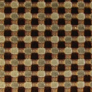 Sintra E6 2645 101 rood, Fijn geweven, glanzende ondergrond met daarop kleine velours vierkantjes. | Effabrics.nl