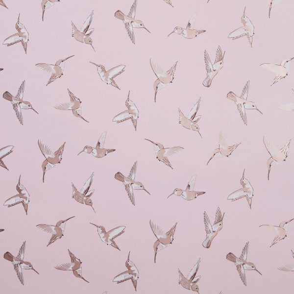 Hummingbird EW0109-01 behang met engels patroon. | Effabrics.nl