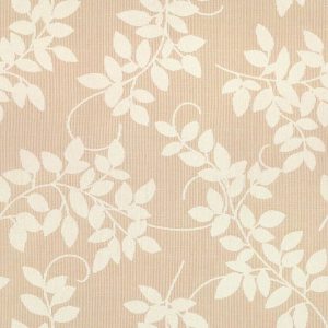 Ercole E6 2219 800 beige, Chique meubelstof met zachte chenille bladermotieven op een gemêleerde ondergond. | effabrics.nl
