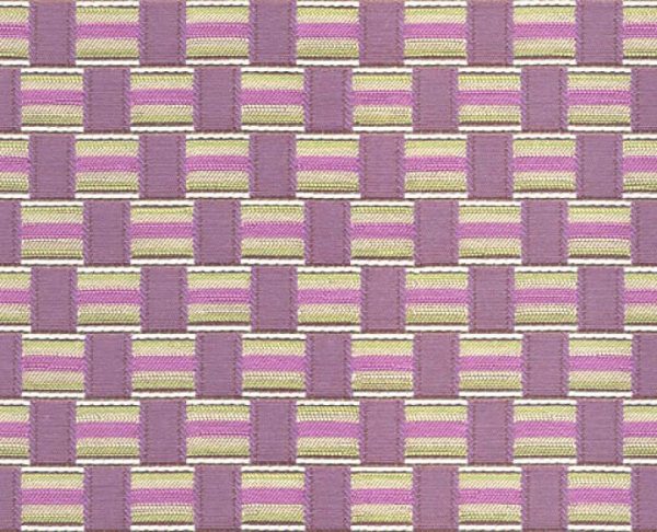 Gitano E6 2220 000 Paars, Gladde meubelstof met een abstract blokken patroon. | effabrics.nl