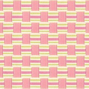 Gitano E6 2220 102 rose, Gladde meubelstof met een abstract blokken patroon. | effabrics.nl