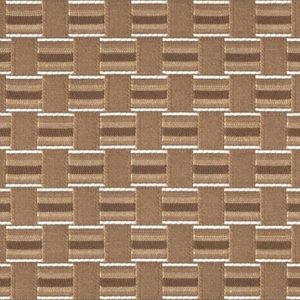 Gitano E6 2220 700 bruin, Gladde meubelstof met een abstract blokken patroon. | effabrics.nl