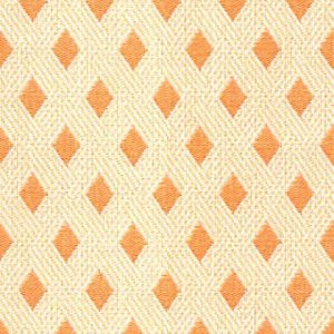 Patrizio E6 2221 200 oranje, Gladde meubelstof met exclusief ruiten patroon. | effabrics.nl