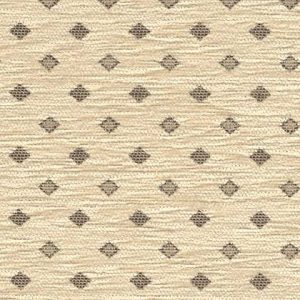 Altona E7419-510 Ivoor, Chenille meubelstof met een klein ruit-patroon. | Effabrics.nl