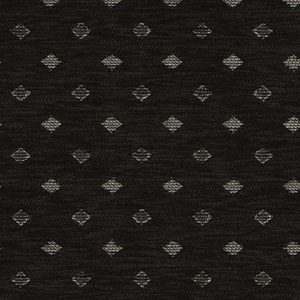 Altona E7419-516 zwart Chenille meubelstof met een klein ruit-patroon. | Effabrics.nl