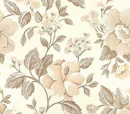 Benito E6 2217 600 beige, Chique, stevige fijngeweven meubelstof met gebloemd dessin. | effabrics.nl