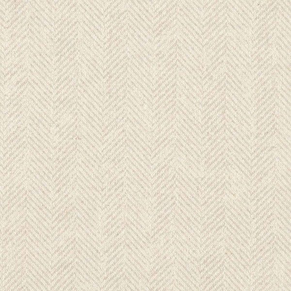 Ashmore E1177-06 Linen, Gemaakt van 100% natuurlijke materialen, deze fijn geweven meubelstof met een visgraat patroon. | Effabrics.nl