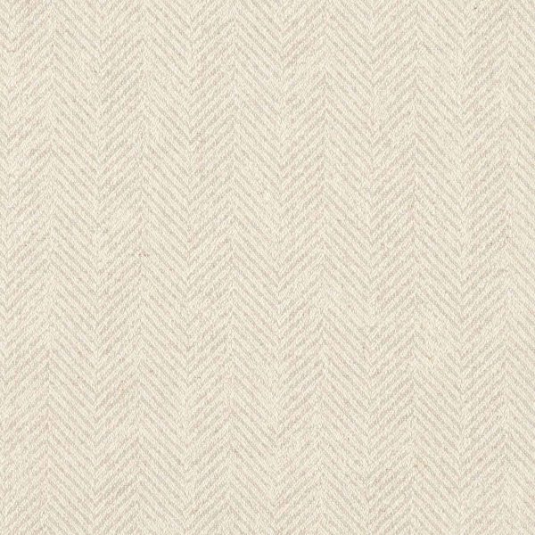 Ashmore E1177-06 Linen, Gemaakt van 100% natuurlijke materialen, deze fijn geweven meubelstof met een visgraat patroon. | Effabrics.nl