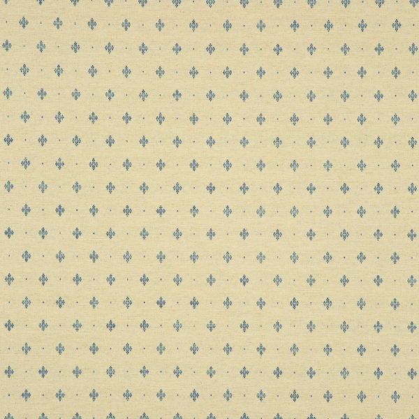 Bryher E-LF0695C/037 Lapis, meubelstoffen met kleine patroontjes.