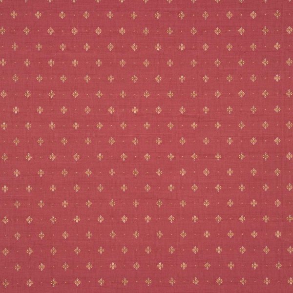 Bryher E-LF0695C/043 Redcurrant, meubelstoffen met kleine patroontjes.