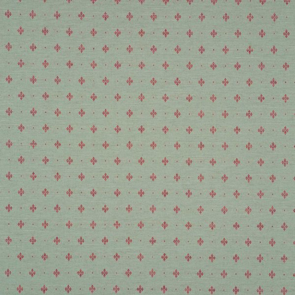 Bryher E-LF0695C/044 Mint, meubelstoffen met kleine patroontjes.