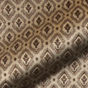 Homberg E7015-814, klassieke velours meubelstof beigebruin