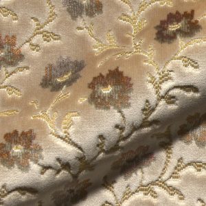 Lauenstein E7017-818 klassieke velours meubelstof beige