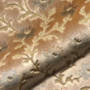 Lauenstein E7017-819 klassieke velours meubelstof cognac