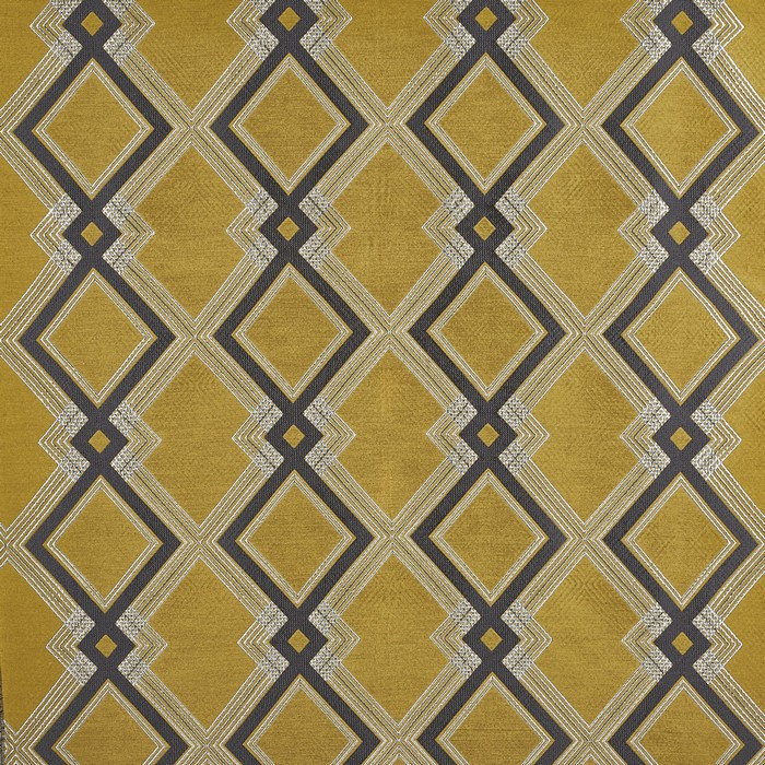 Fernando E3727-579 limoncello, luxueuze decoratiestof. | Effabrics.nl