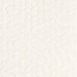 Cantin EV1065-02 wit, Vinyl wandbekleding met een vervormde honingraat als stevige nerf. | Effabrics.nl