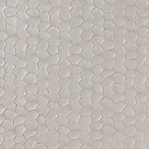 Cantin EV1065-09 grijs, Vinyl wandbekleding met een vervormde honingraat als stevige nerf. | Effabrics.nl