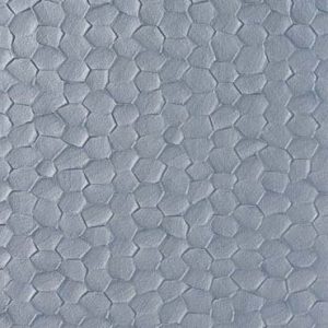 Cantin EV1065-10 blauw, Vinyl wandbekleding met een vervormde honingraat als stevige nerf. | Effabrics.nl