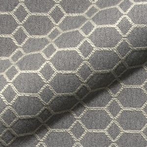 Dimension E2215-106 grijs, geometrisch design meubelstof.
