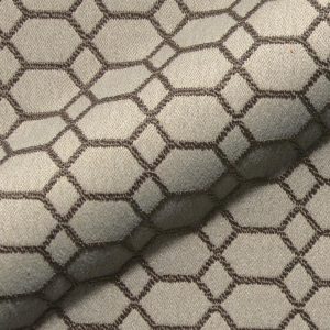 Dimension E2215-174 groen, geometrisch design meubelstof.