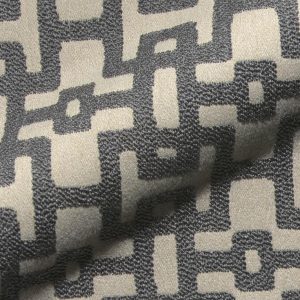Metro E2216-166 grijs, geometrisch design meubelstof.