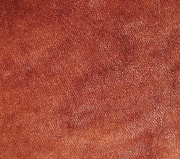 Pastiche Plain E322-18063 terracotta, luxueuze velours meubelstof. | Effabrics.nl