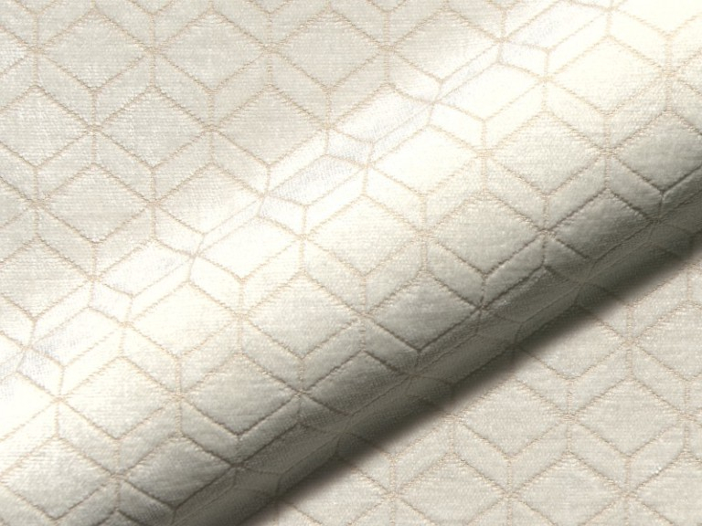 Retro E2213-627 wit, velours meubelstof.