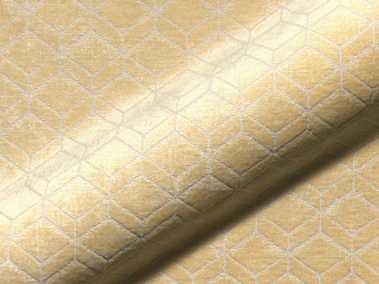 Retro E2213-628 beige, velours meubelstof.
