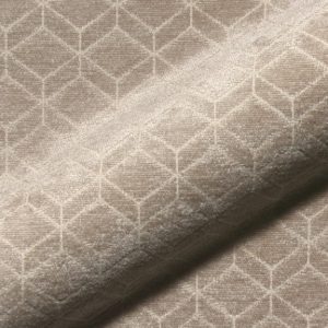 Retro E2213-630 bruin, velours meubelstof.