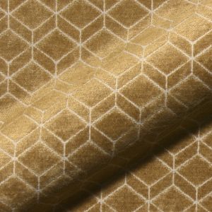 Retro E2213-633 bruin, velours meubelstof.