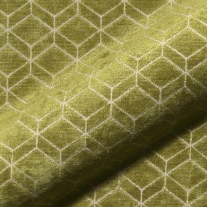 Retro E2213-639 groen, velours meubelstof.