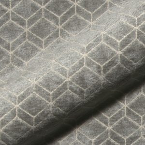 Retro E2213-648 grijs, velours meubelstof.